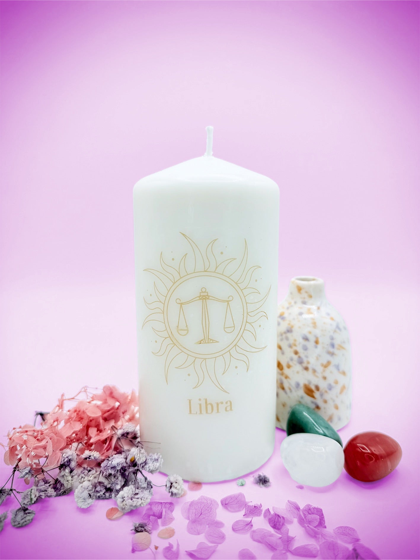 β Libra Zodiac Decorative Candle Collection β Tarot & Celestial Inspired β